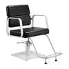 Hairdressing Chair Gabbiano Porto - Black and White