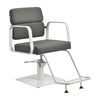 Hairdressing Chair Gabbiano Porto - Grey and White