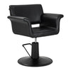Hairdressing Chair Gabbiano Lucca - Black