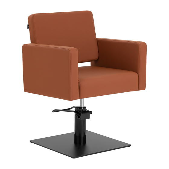 Hairdressing Chair Gabbiano Vitoria - Brown