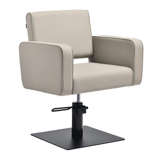 Hairdressing Chair Gabbiano Bilbao - Beige, Grey and Black