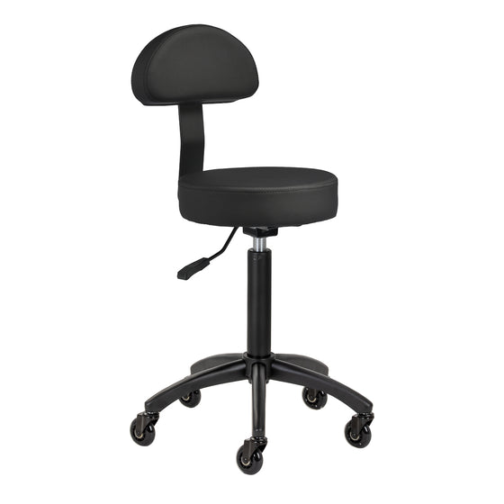 Salon Stool Gabbiano D026 - Black