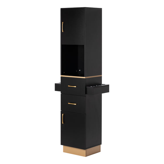 Styling Station Gabbiano Totem - Black and Gold