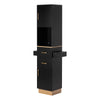 Styling Station Gabbiano Totem - Black and Gold