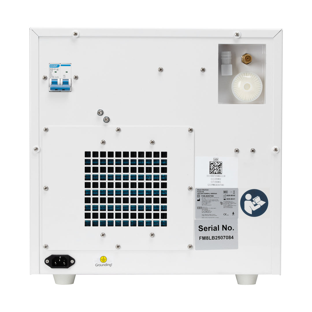 Autoclaaf Fomos Foster 12 L Klasse B Medisch Wit - afbeelding 5