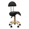 Saddle Stool 6001 - Gold and Black