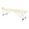 Folding Massage Table Balance 2 Zones - Cream