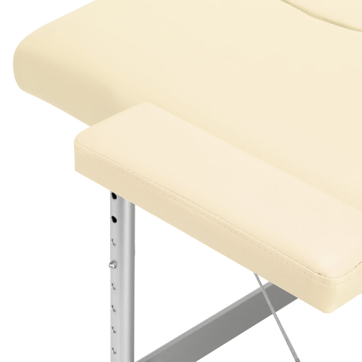 Folding Massage Table Balance 2 Zones - Cream