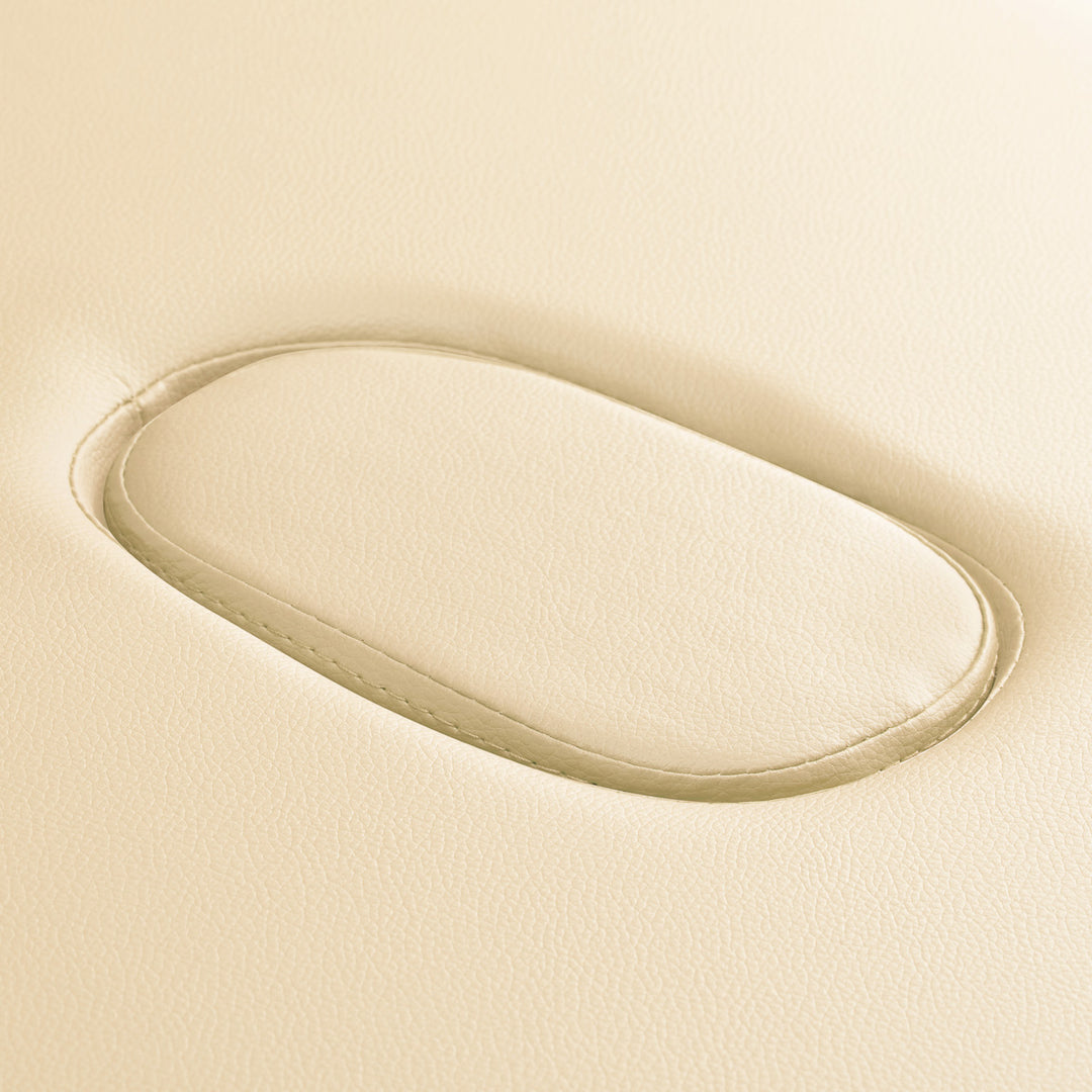 Folding Massage Table Balance 2 Zones - Cream
