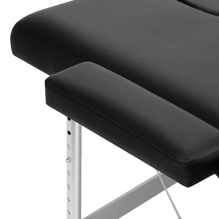 Folding Massage Table Balance 2 Zones - Black