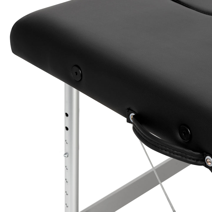 Folding Massage Table Balance 2 Zones - Black