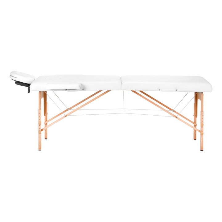 Folding Massage Table Balance 2 Zones - White