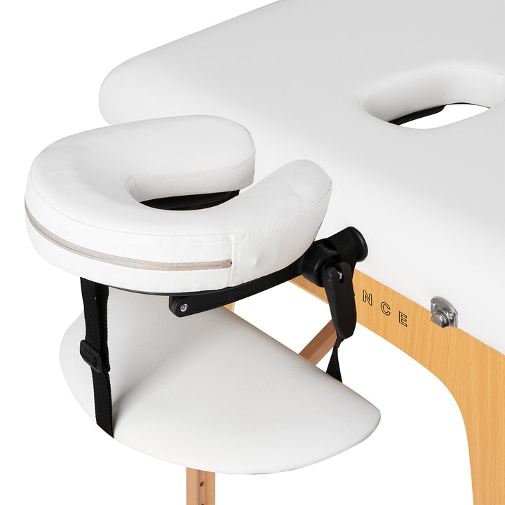 Folding Massage Table Balance 2 Zones - White