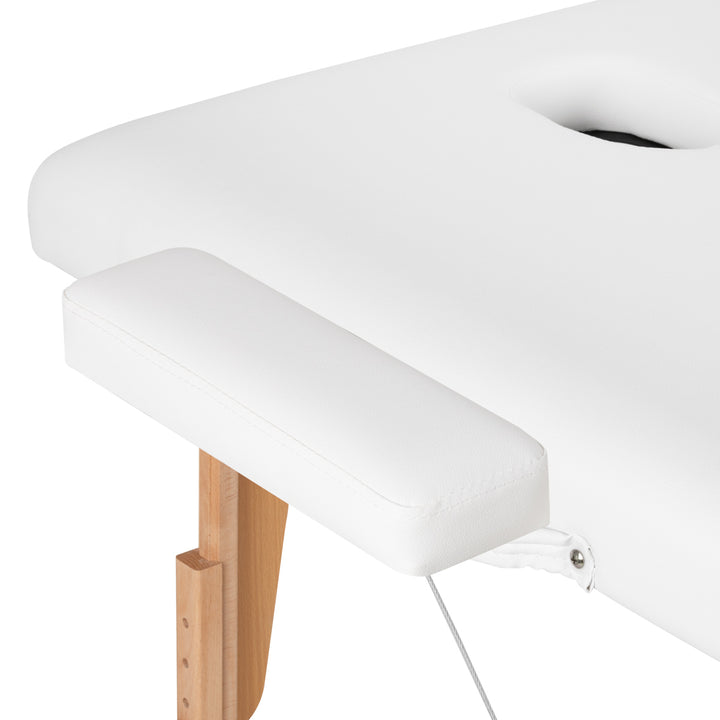 Folding Massage Table Balance 2 Zones - White