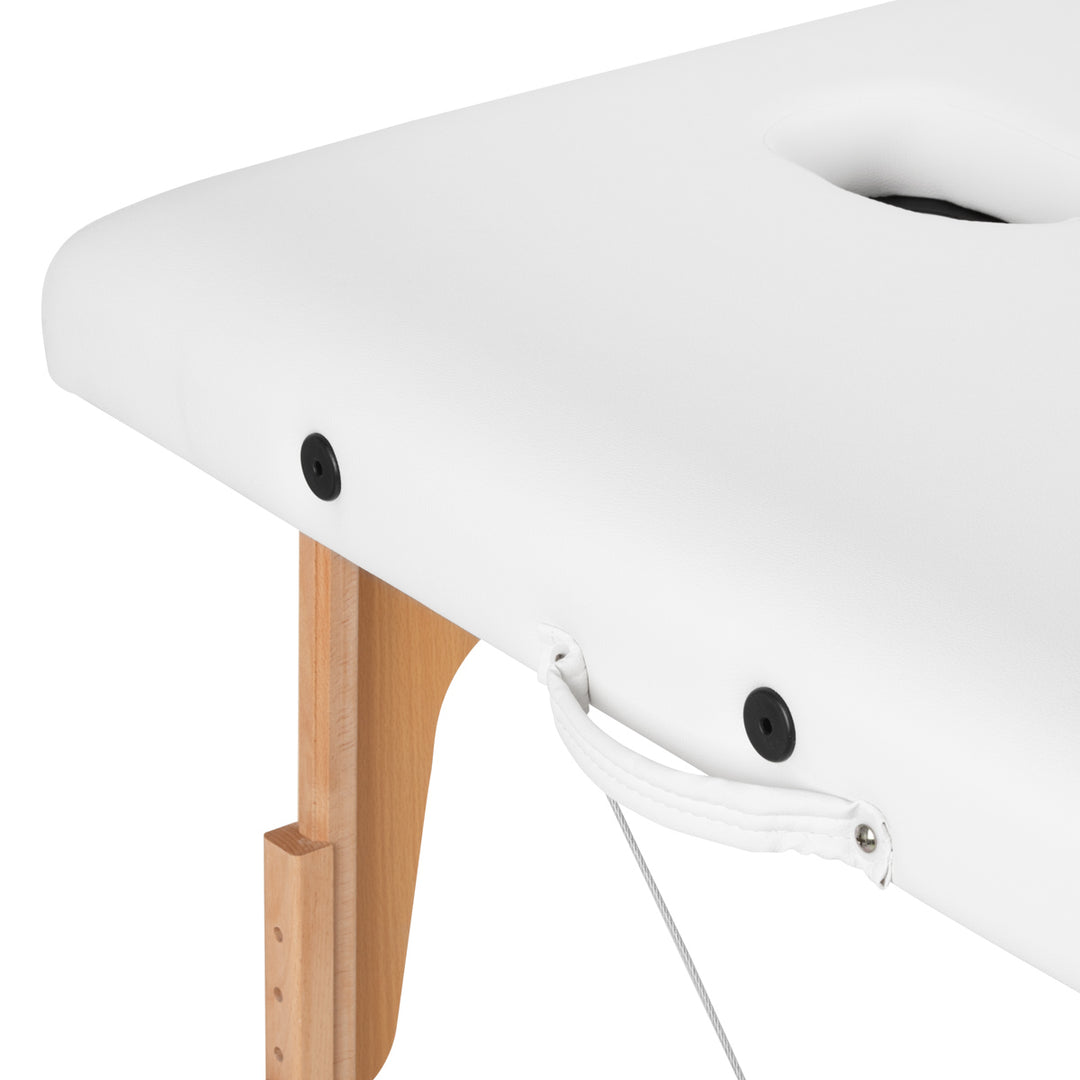 Folding Massage Table Balance 2 Zones - White