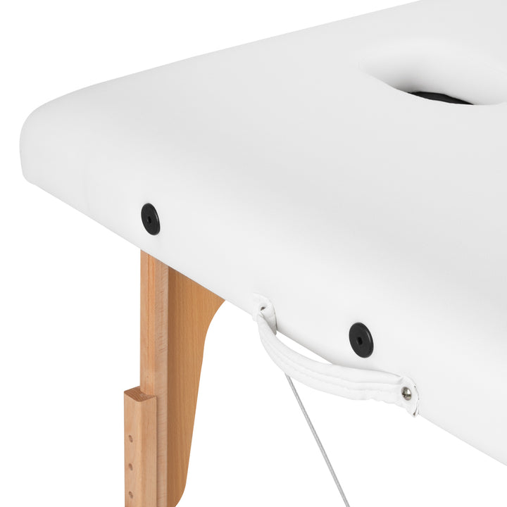 Folding Massage Table Balance 2 Zones - White
