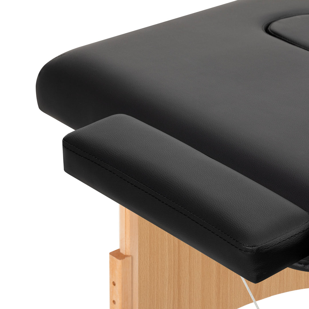 Folding Massage Table Balance, 2 Zones - Black