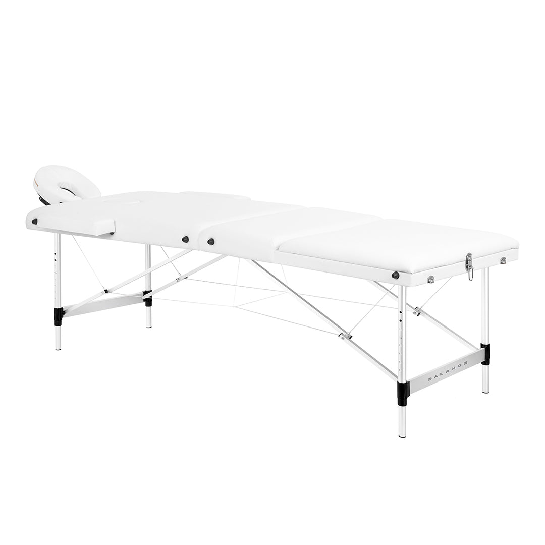 Folding Massage Table Balance, 3 Zones - White