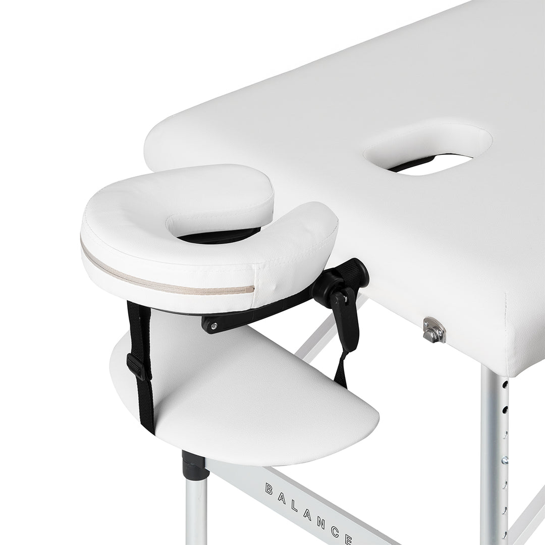 Folding Massage Table Balance, 3 Zones - White