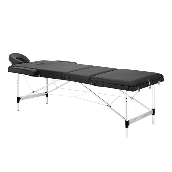 Folding Massage Table Balance, 3 Zones - Black