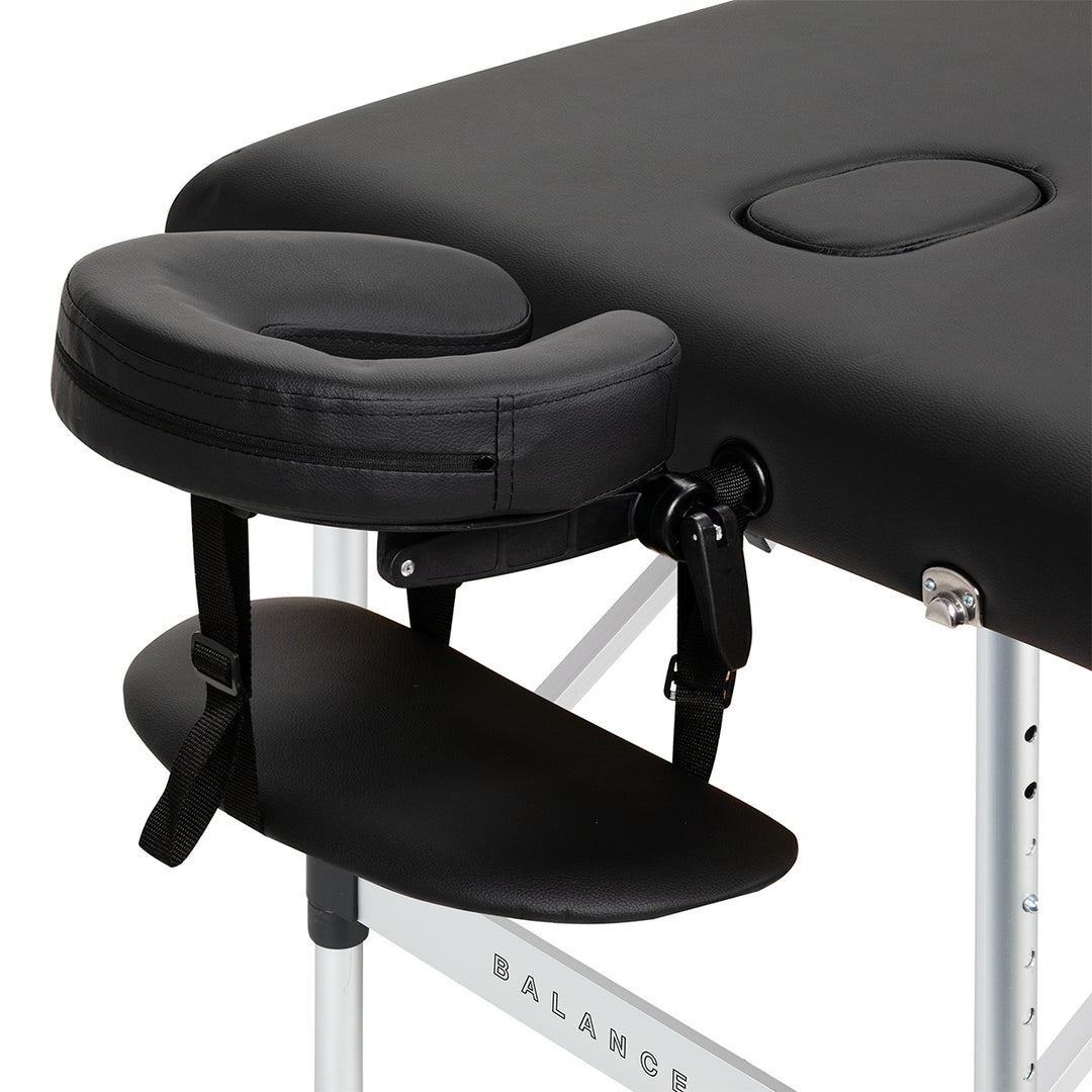 Folding Massage Table Balance, 3 Zones - Black