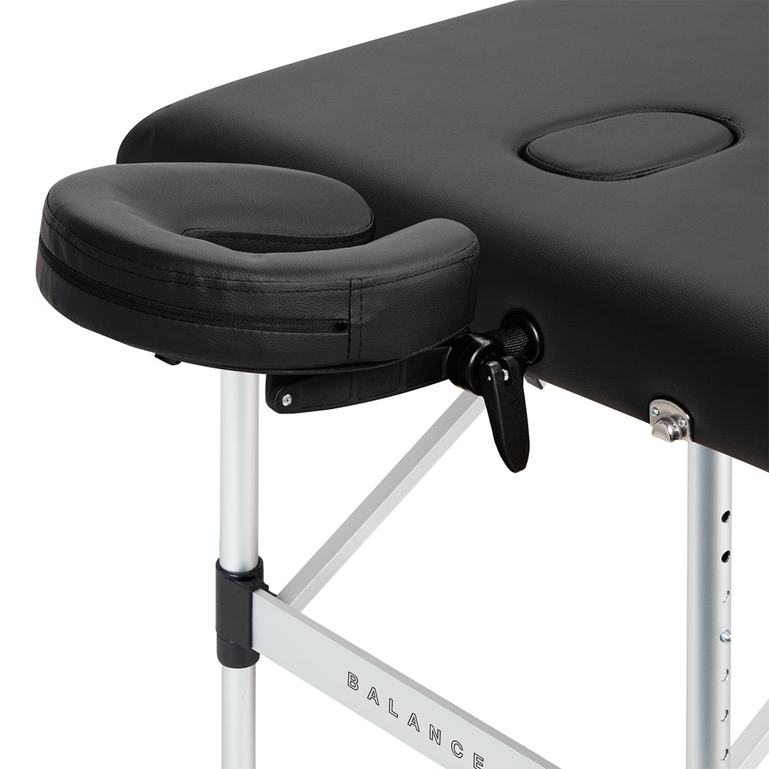 Folding Massage Table Balance, 3 Zones - Black