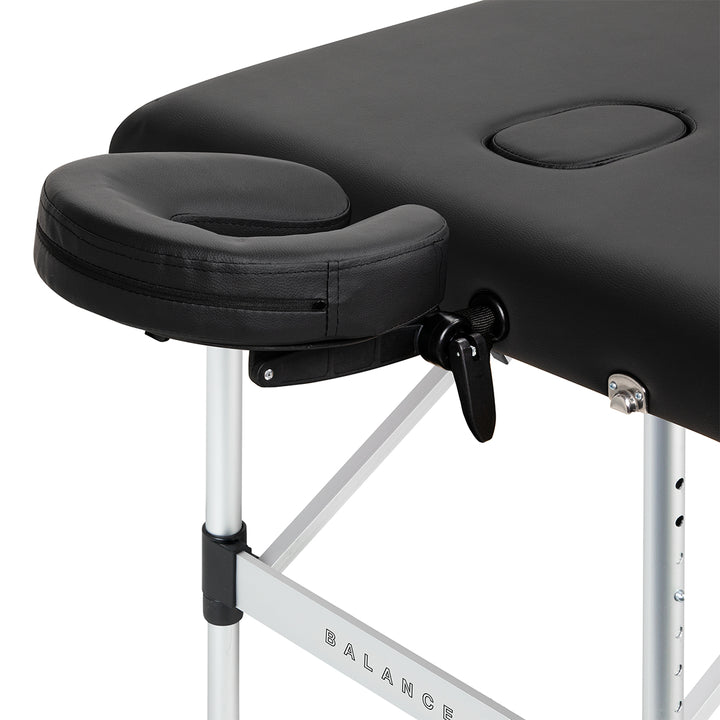 Folding Massage Table Balance, 3 Zones - Black