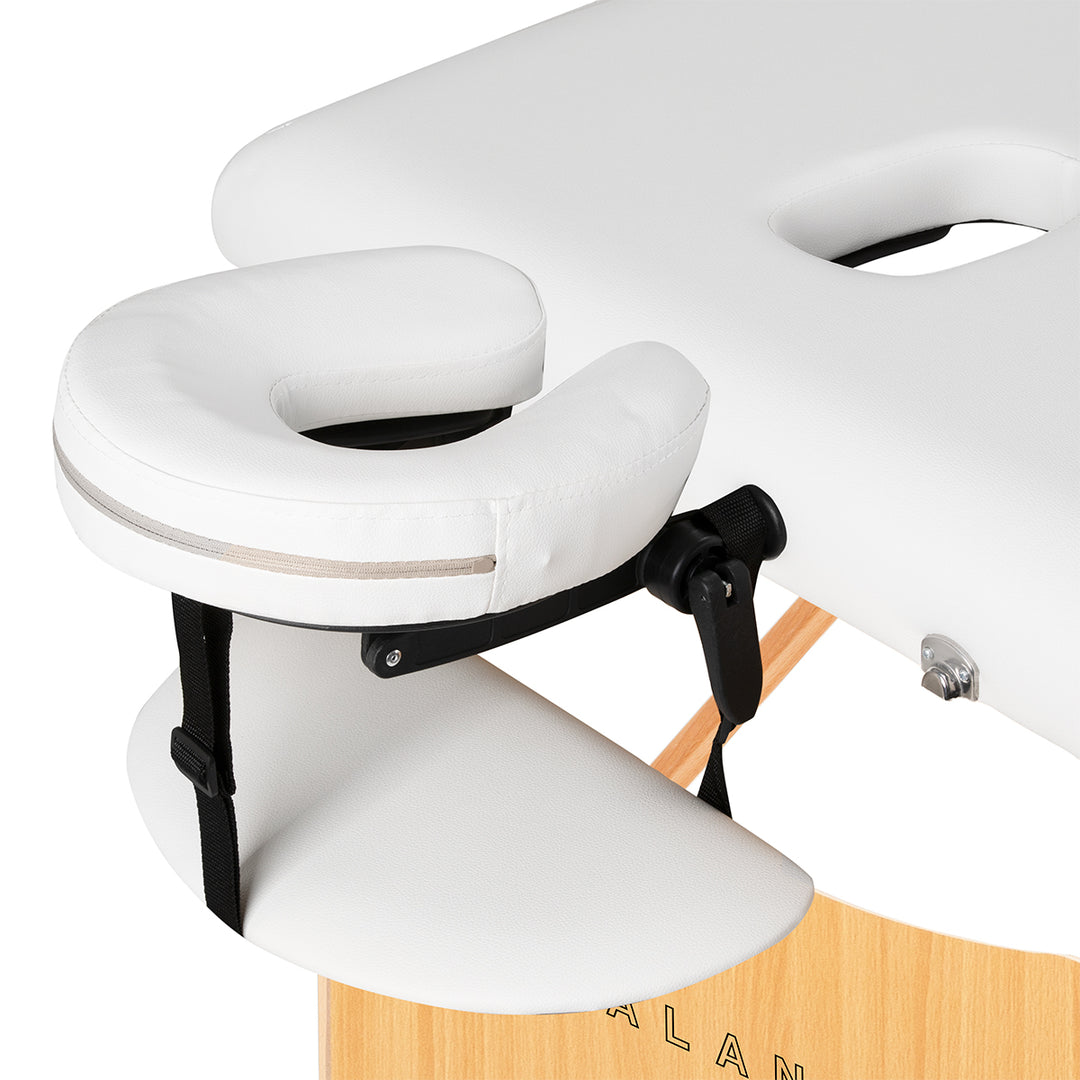 Folding Massage Table Balance Lux, 2 Sections - White