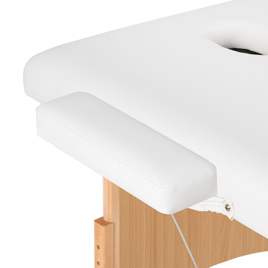 Folding Massage Table Balance Lux, 2 Sections - White