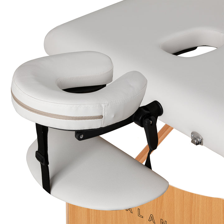 Folding Massage Table Balance Lux, 3 Sections - White