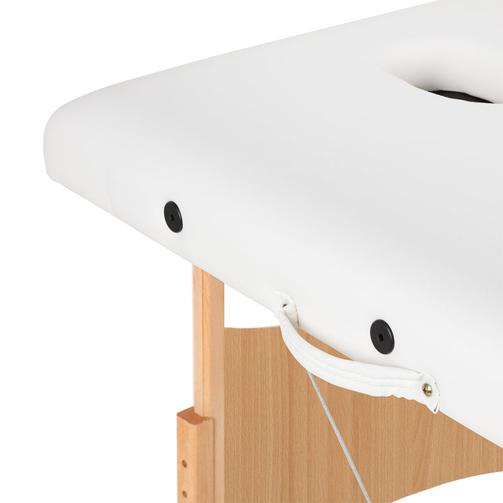 Folding Massage Table Balance Lux, 3 Sections - White