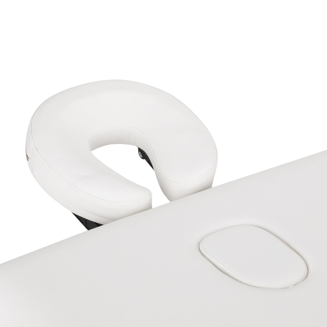 Folding Massage Table Balance Lux, 3 Sections - White