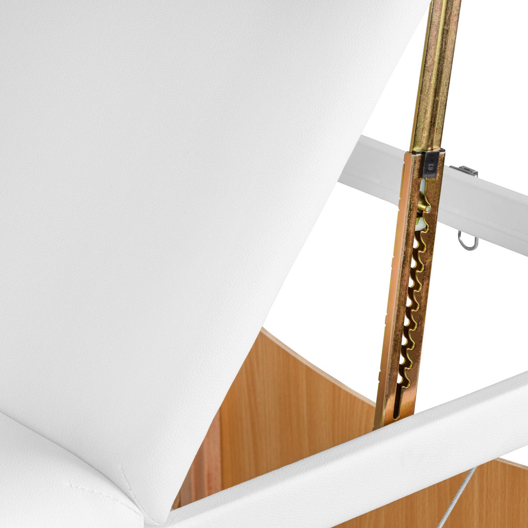 Folding Massage Table Balance Lux, 3 Sections - White