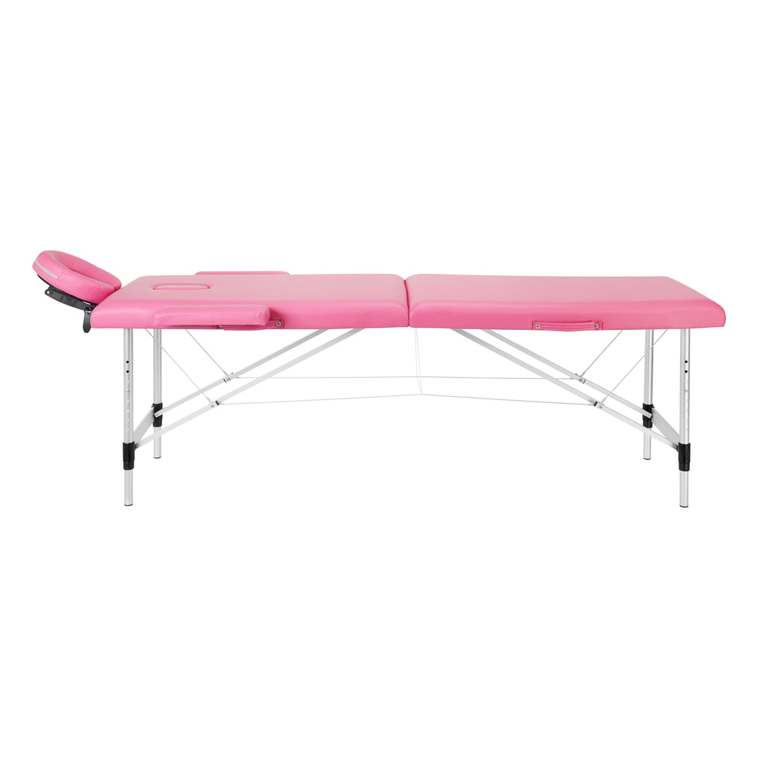 Folding Aluminium Massage Table Balance - Pink