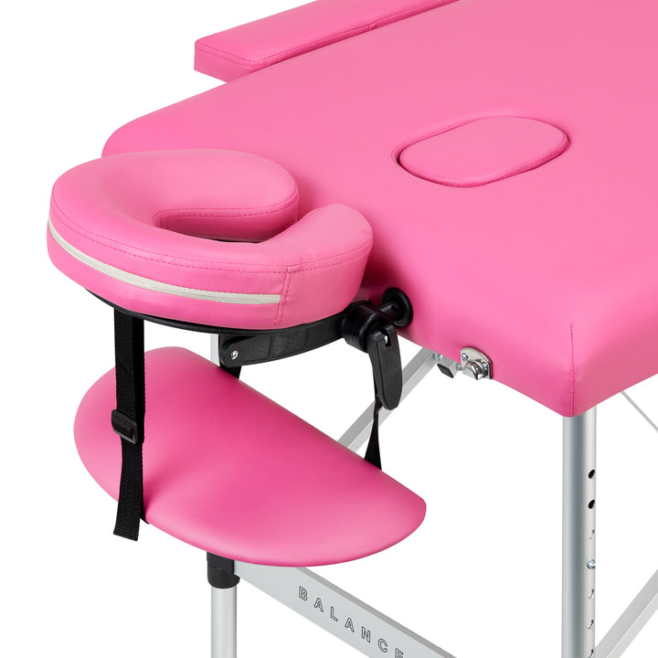 Folding Aluminium Massage Table Balance - Pink