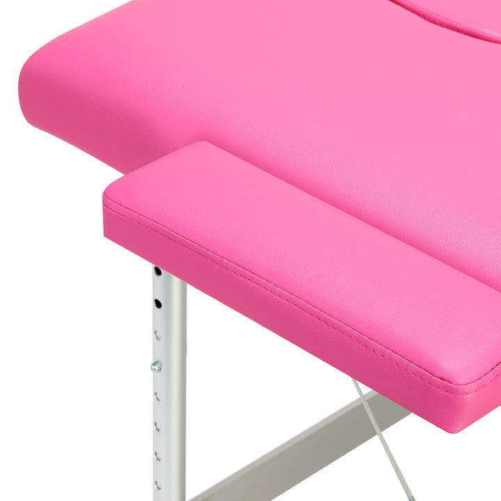 Folding Aluminium Massage Table Balance - Pink