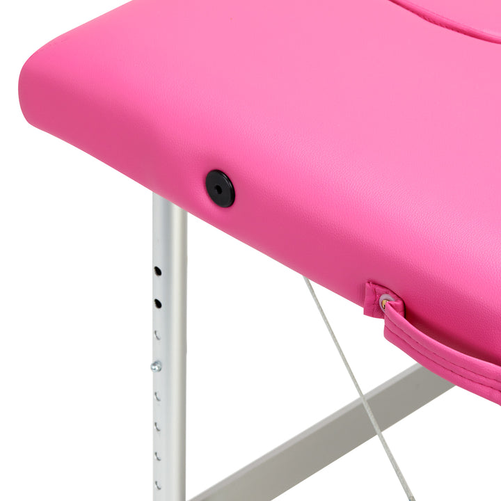 Folding Aluminium Massage Table Balance - Pink