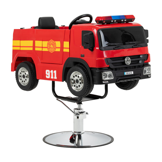 Children's Hairdressing Chair Gabbiano Fire Engine - Red