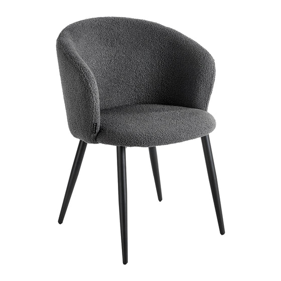 Salon Chair 4Rico Asola - Grey and Black