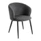 Salon Chair 4Rico Asola - Grey and Black