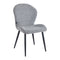 Salon Chair 4Rico Lucente - Grey and Black