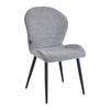 Salon Chair 4Rico Lucente - Grey and Black