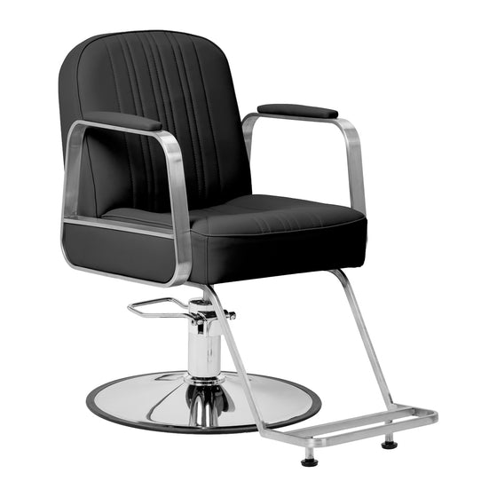 Hairdressing Chair Gabbiano Acri - Black