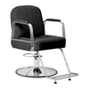 Hairdressing Chair Gabbiano Acri - Black