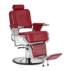 Barber Chair Gabbiano Royal X - Red