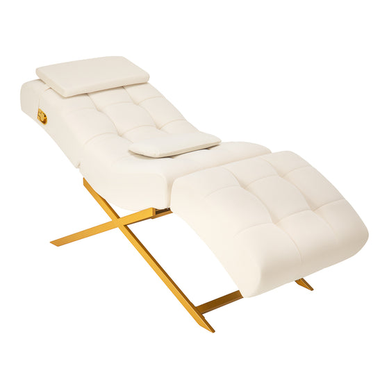 Lash Chair Sillon Umbra - White and Gold
