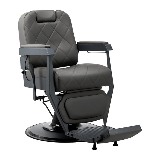 Barber Chair Gabbiano Bruno - Grey-Grey