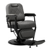 Barber Chair Gabbiano Bruno - Grey-Black