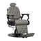 Barber Chair Gabbiano Francesco - Grey-Black