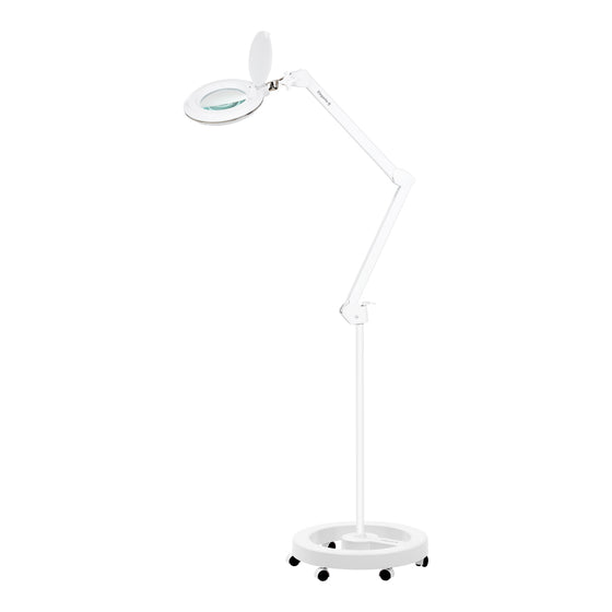 Magnifying Lamp Elegante 6031 with Stand - White